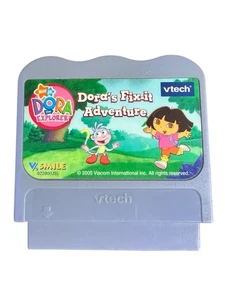 VTech VSmile NIck Jr Dora The Explorer - Dora's Fix it Adventure Game Cartridge - Picture 1 of 2