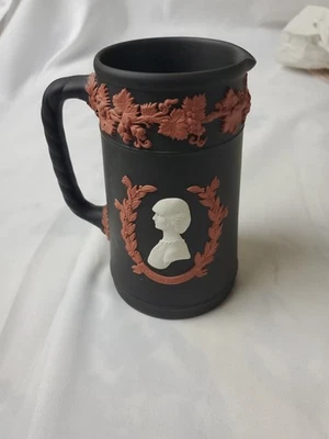 Wedgwood Tri-Colour Jasperware Jug 1981 Royal Wedding Basalt Trojan Limited Ed - Image 1 of 4