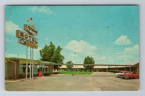Troy AL-Alabama, Grimes Motel, Advertising, Vintage Souvenir Postcard - Picture 1 of 2