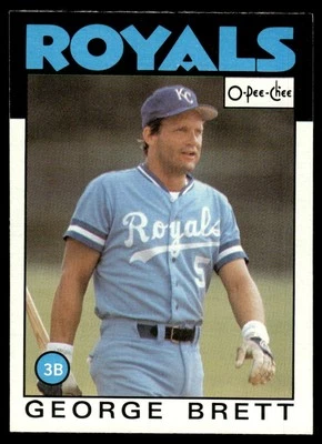 1986 O-Pee-Chee George Brett Kansas City Royals #300 - Image 1 of 2