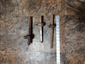3 Vintage Wood Working Wooden Scribes - Picture 1 of 6