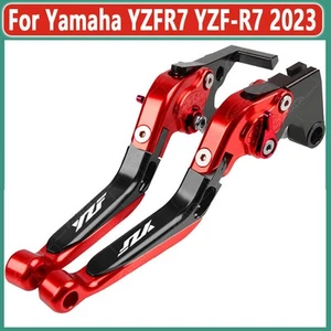For Yamaha YZFR7 YZF-R7 2023 New Aluminum Folding Extendable Brake Clutch Levers - Imagen 1 de 12