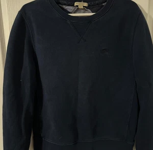 Burberry embroidered archive logo jumper navy blue, size small - Picture 1 of 4