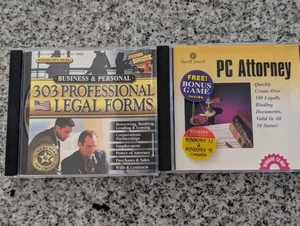 PC Attorney + 303 Legal Forms CD-ROMs – Vintage Legal Software (2000, 2002) - Picture 1 of 7