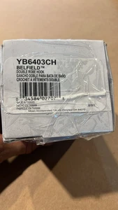 Moen YB6403CH Belfield Badezimmer Doppel Bademantel Haken in Chrom - Bild 1 von 1