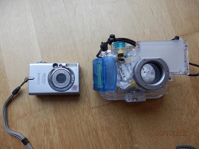 Zubehörpaket Digitalkamera Canon IXUS 400 mit Unterwassergehäuse - Bild 1 von 4