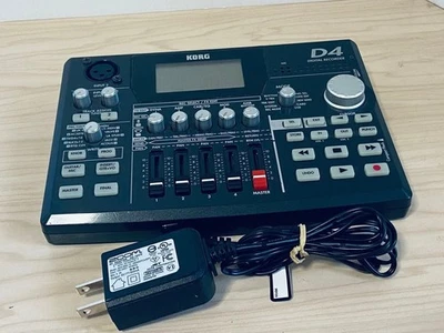 KORG D4 Digital Recorder Compact 4-Track Retro Audio Equipment  - Image 1 of 4