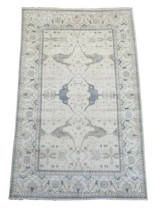 12X20 Ivory Oushak Hand-Knotted Wool Area Rug Oriental Carpet (11'11" x 19'6") - Picture 1 of 9