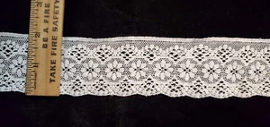 Vintage/Antique White, Cotton Lace 8 Yards - Picture 1 of 1