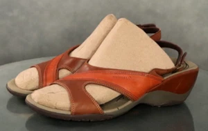 Merrell Primrose Women's Wedge Sandals Size 10 Leather Brown - Picture 1 of 12