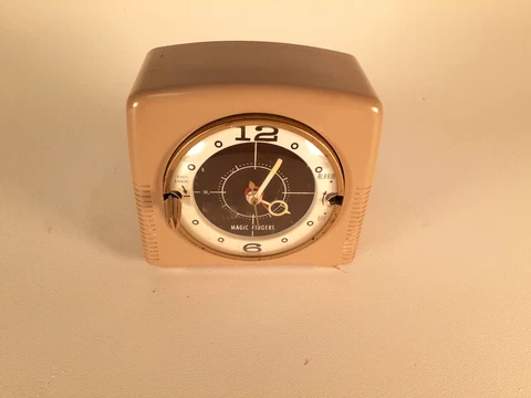 Vintage Magic Fingers Mid Century Music Minder Alarm Clock, Japan, 1960s Cover