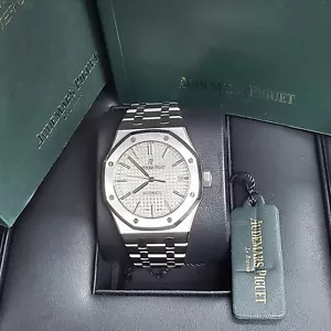 Mint Audemars Piguet Royal Oak 37mm Silver Dial 15450ST.OO.1256ST.01 Box Papers - Picture 1 of 8