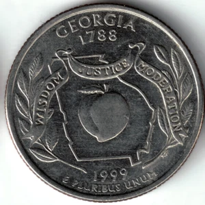 USA - 1999D - Washington ¼ $ - Georgia - Crisp - #18375 - Picture 1 of 2