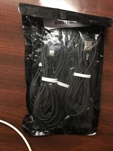 APPLE iPhones 5 PACK -6 Ft x 2 and 3FT x 3 Charging Lightning Pin USB - Photo 1 sur 2