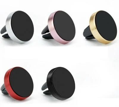 Universal Air Vent Magnetic Mobile Phone Holder Magnet Car Aluminum Mount Stand - Image 1 of 4