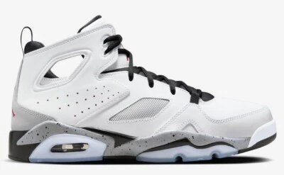 NOVO Masculino Nike Air Jordan Flight Club '91 BRANCO/PRATA FOSCA (555475 102) tamanho 11 - Imagem 1 de 4