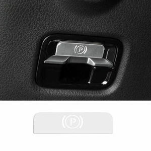 For Benz C-Class W206 2022-23 Silver Aluminum Brake Handle Handbrake Cover Trim - Picture 1 of 7