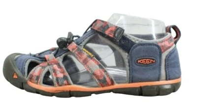 Sandálias Keen Seacamp Big Girls couro multicolorido impermeável tamanho 6 - Imagem 1 de 4