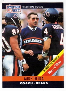 1990 PRO SET #59 MIKE DITKA SMALL LETTER - Bild 1 von 1