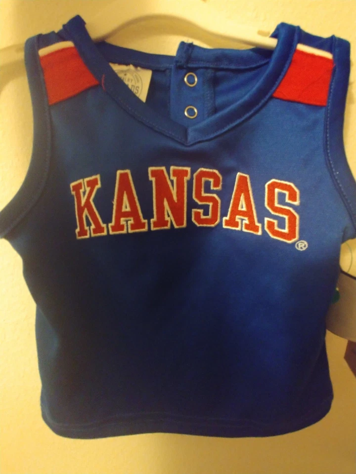 NCAA Kansas Jayhawks Basketball Jersey Size 12 Months - Image 1 of 2