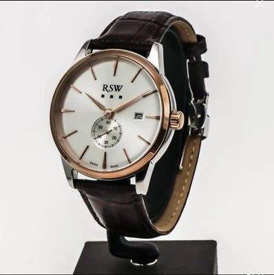 RSW • 44 mm • Reloj suizo • PVD oro rosa • Swiss Ronda • Subsegundos • RSWM106 Foto 1 de 4