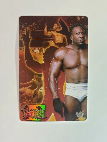 2003 WWE PRISM STICKER Booker T WWE8 VENDING MACHINE RARE FIND Cover