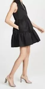 Madewell geänderter Kragen abgestuftes Kleid schwarz Damen 2XL Baumwolle ärmellos - Bild 1 von 6