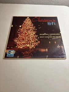 RAMONA GERHARD CHRISTMAS IN HI-FI RED COLORED VINYL RECORD 1956 SOMA MG 1202 VG+ - Picture 1 of 4