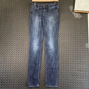 Jeans denim lavato blu espresso skinny donna taglia 10 abbigliamento casual elasticizzato - Foto 1 di 9