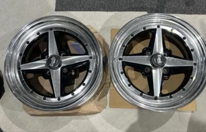WORK Equip Wheels Rim set of two 15in 7J+38 4×100 JDM - Picture 1 of 12