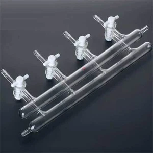 Schlenk Vacuum Gas Distributor 3 Piston Glass Stopcock Lab Supply au - Picture 1 of 8