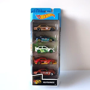 Hot Wheels Nightburnerz 5 Pack Brand New Diecast Toy Cars Mazda Miata Mx5 - Picture 1 of 6