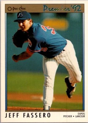 1992 O-Pee-Chee Premier #119 Jeff Fassero - Image 1 of 2