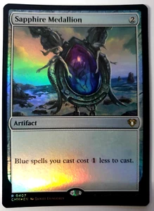 Magic The Gathering: Commander Masters - Medallón de Zafiro - LÁMINA Rara - 0407 - Casi Nuevo - Imagen 1 de 1
