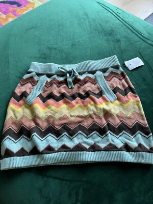 Missoni Target Skirt Girls Large Chevron Sweater Knit Pull On Preppy - Image 1 of 4