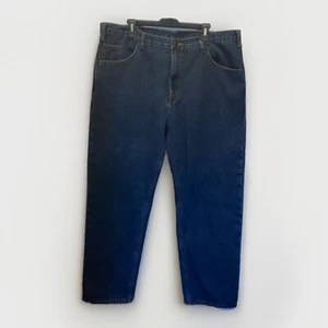 RK Brand Men’s 40x30 Fleece Insulated Blue Denim Jeans - Picture 1 of 4