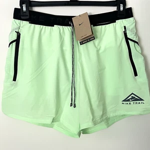 Nike Trail Second Sunrise Dri-FIT 5" Brief-Lined Shorts Men's L Green DV9311-376 - Picture 1 of 21