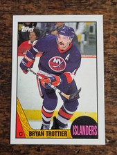 1987-88 TOPPS NHL HOCKEY #60 BRYAN TROTTIER NEW YORK ISLANDERS