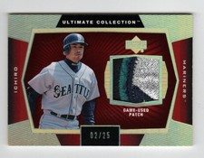 2003 Ichiro Suzuki /25 ULTIMATE COLLECTION Game Patch Gold 