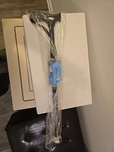 Bastón ajustable negro para caminar con mango Derby de agarre suave punta antideslizante - Imagen 1 de 4