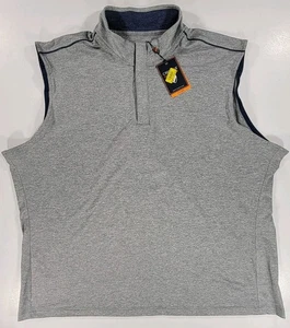 NEW Cremieux Performance 1/4 Zip Activewear Vest XXL Stretch Gray Golf NWT $89 - Picture 1 of 13