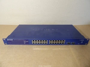 NETGEAR ProSafe GS724T V3H1 24-Port Gigabit Ethernet Switch - INCL RACK EARS - Afbeelding 1 van 9