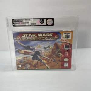 đŸ”¥GRADEDđŸ”¥NINTENDO 64 STAR WARS ROGUE SQUADRON VGA 85 NTSC - Picture 1 of 11