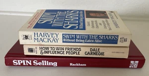 3 - Dale Carnegie, Rackham, Harvey Mackay, SPIN Selling, Swim wSharks, Friends - Bild 1 von 2