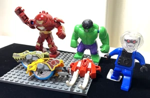 2 lego Speedorz flywheel 2 lego Iron Man Green Hulk, Mr. Freeze - Picture 1 of 6