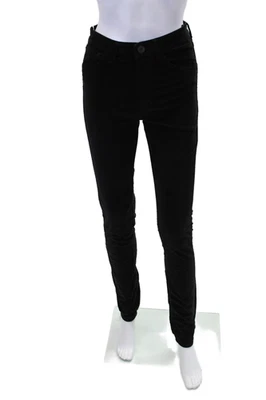 Pantalones de campana dividida de terciopelo Kaya 3x1 para mujer - terciopelo negro talla 25 Foto 1 de 4
