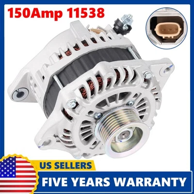 Alternator Fits 150Amp 2013-17 Nissan Pathfinder JX35 QX60 Murano V6 3.5L 11538 Foto 1 de 4