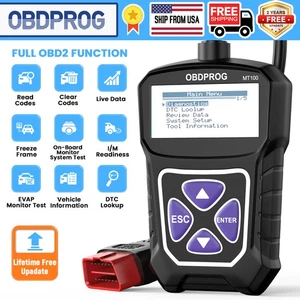 OBD2 Automotive Scanner Car Code Reader Diagnostic Tool Check Engine Fault - Picture 1 of 8
