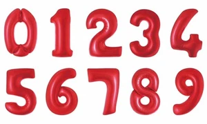 40" Große Größe Zahlenballon Zahl 18 60 100 Alter Ballon Babyparty Ballon B... - Bild 1 von 1