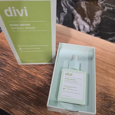 Divi Scalp Serum Revitalize + Detoxify 1 Oz 30 mL Full Size  For Thin Hair - Image 1 of 4